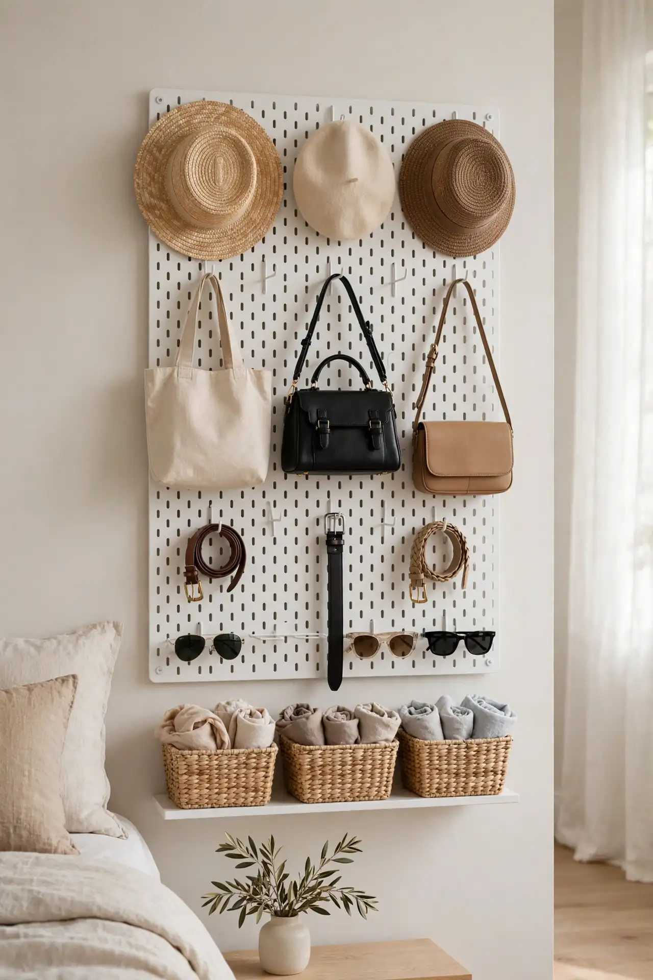 Pegboard Wall Storage