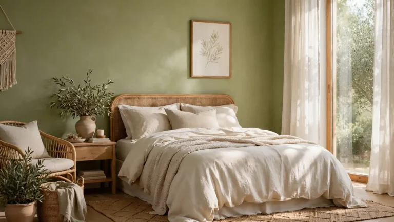 olive green bedroom decor ideas