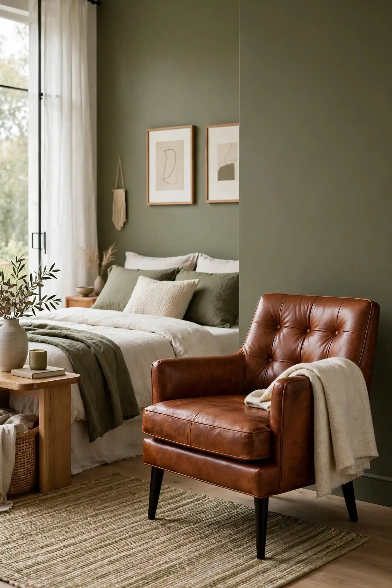 Leather Accent Chair