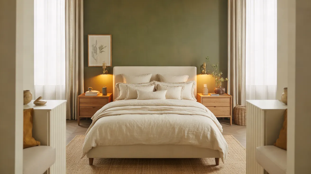olive green bedroom ideas
