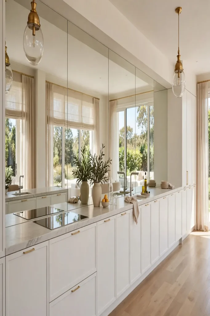 Mirror Backsplash Tricks