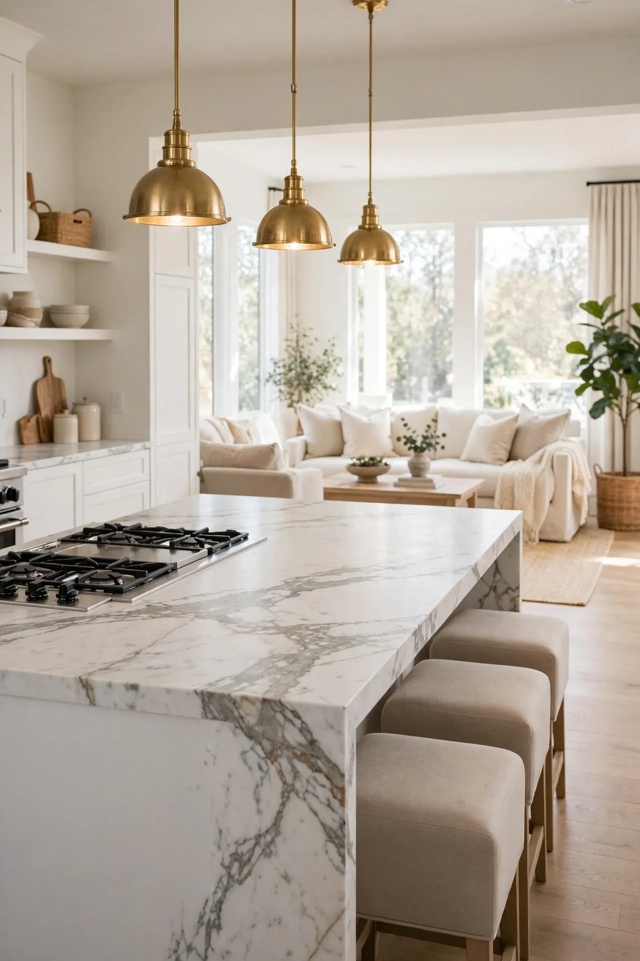 Statement Backsplash Wall