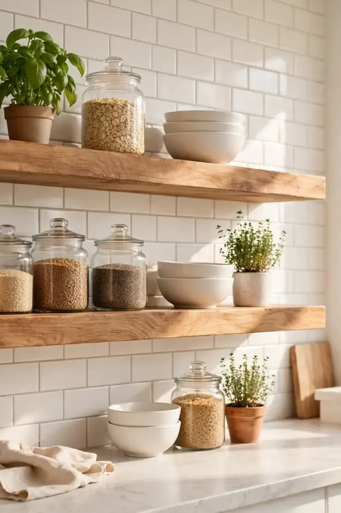 Floating Wood Planks