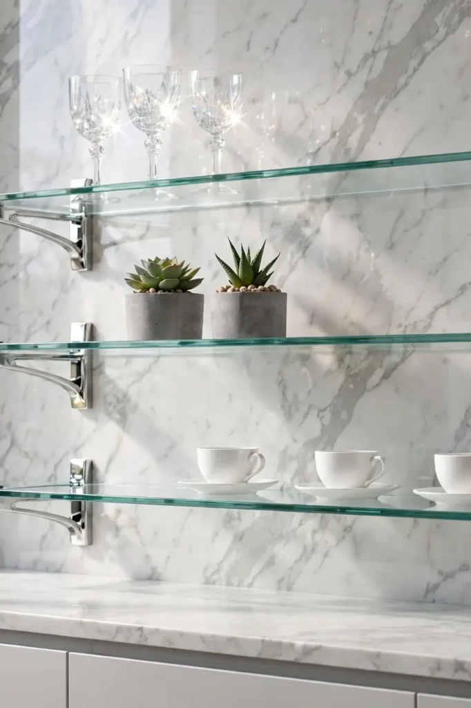 Glass Display Ledges