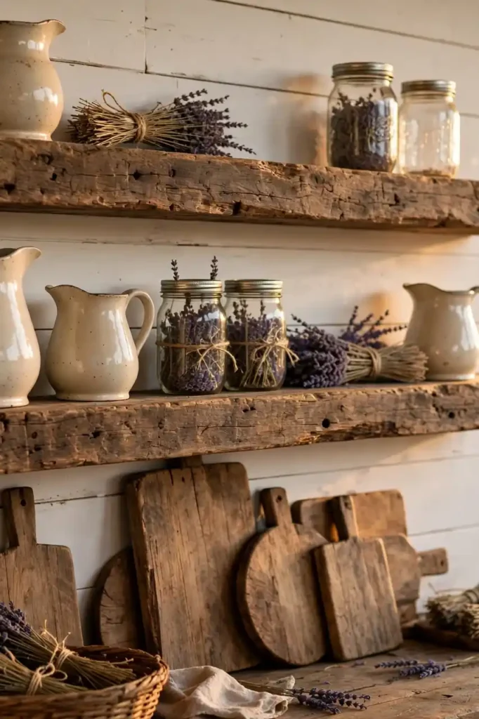 Rustic Beam Rows