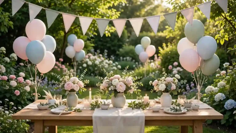 outdoor baby shower ideas