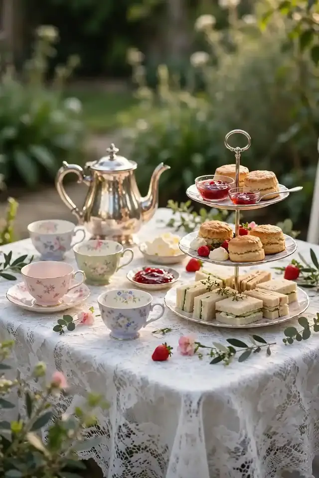 Vintage Tea Setup