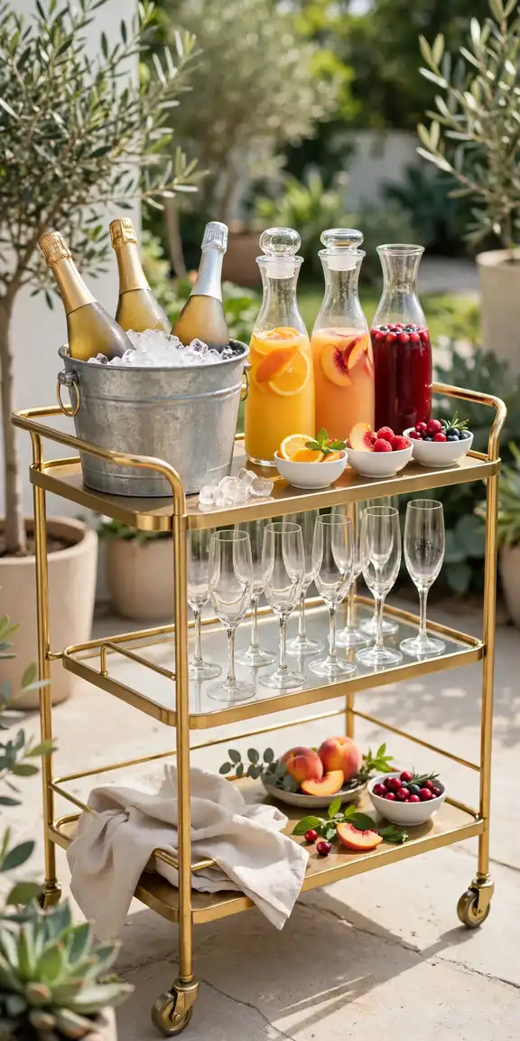 Mimosa Bar Cart