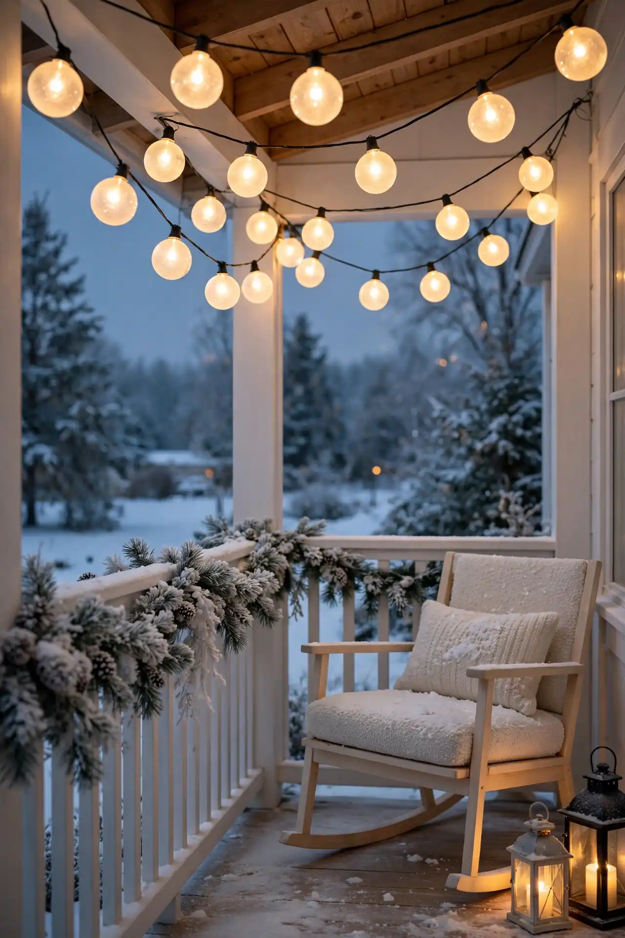 Warm String Globes