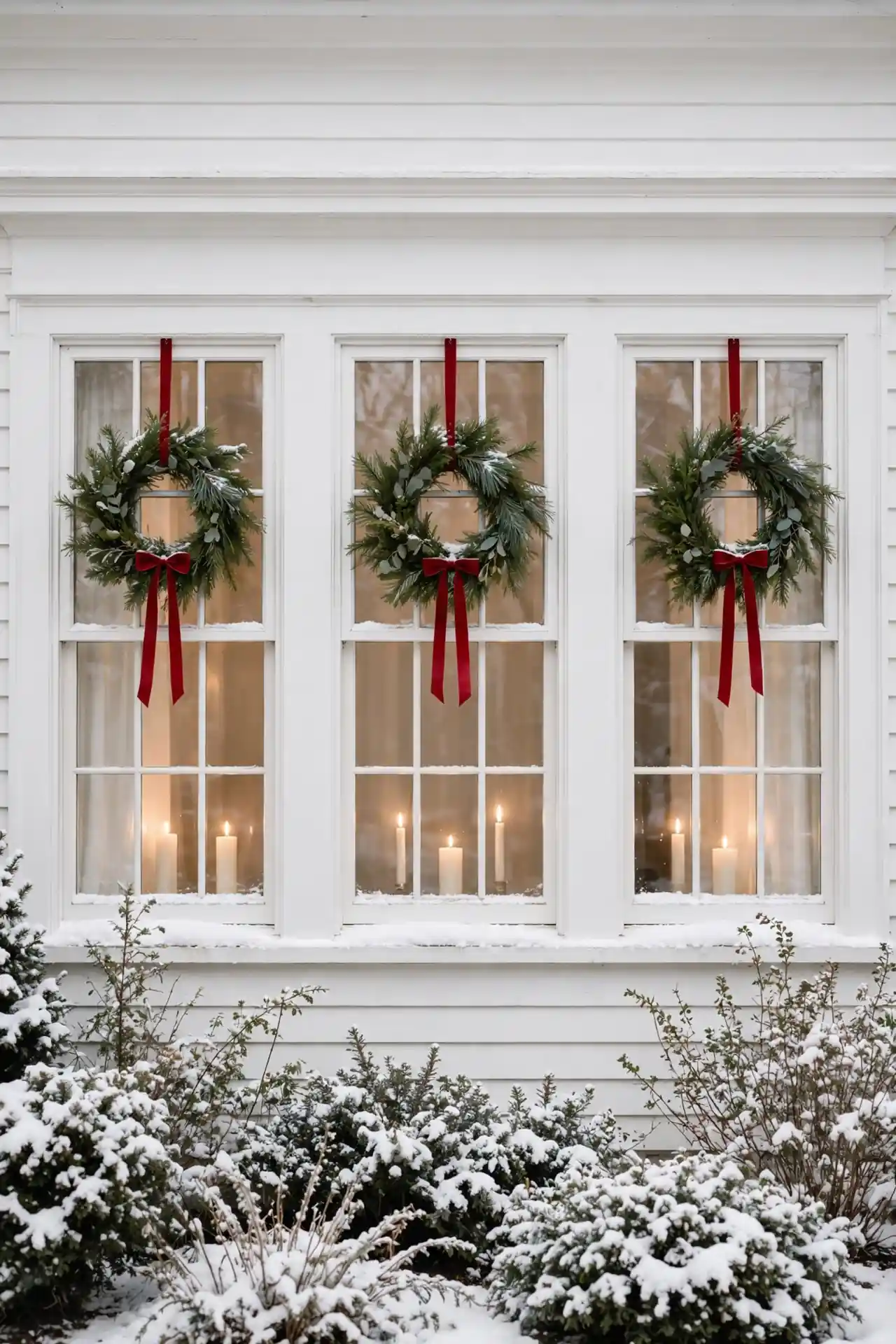 Wreath Trio Window