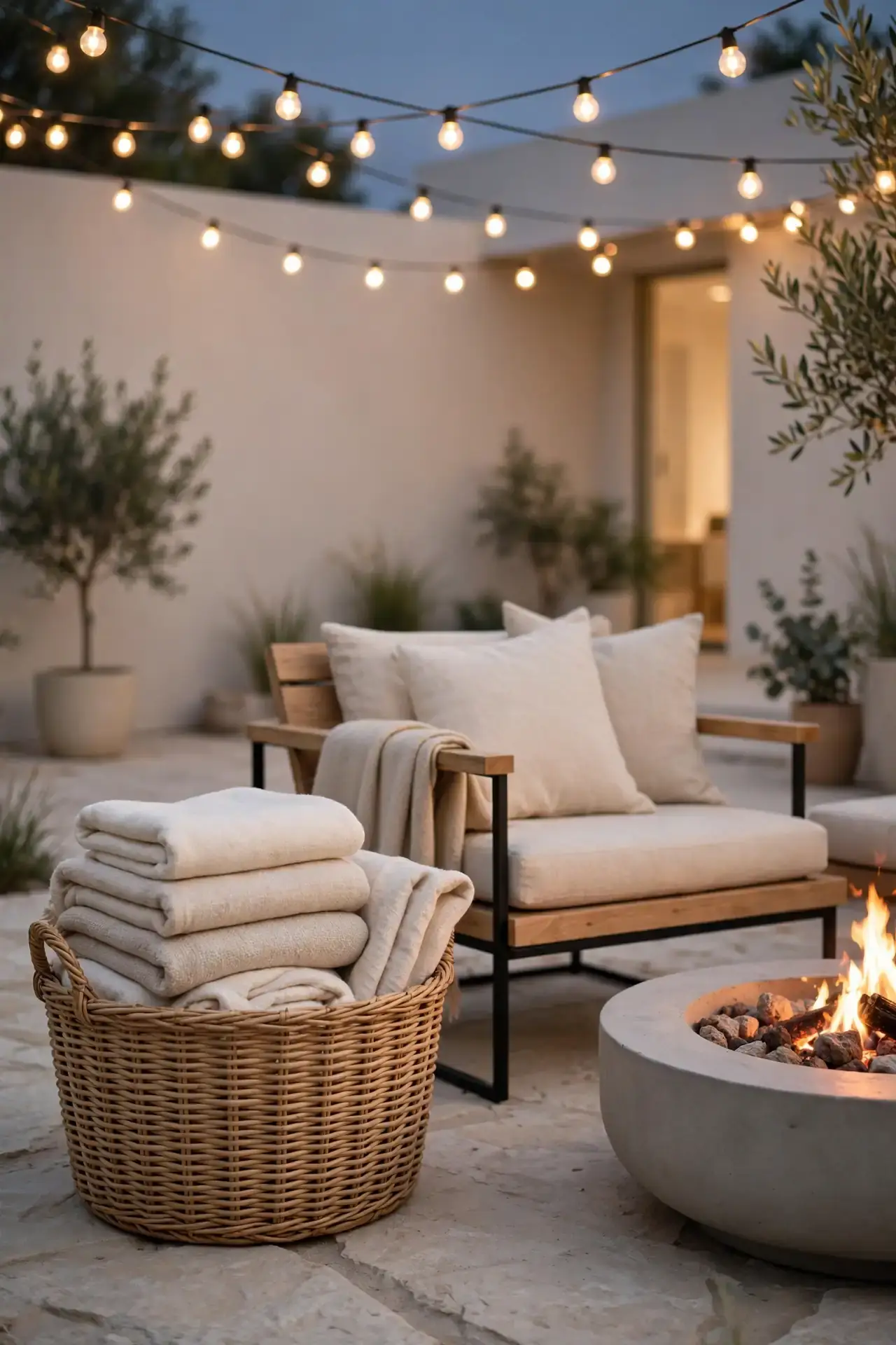 String Light Canopy