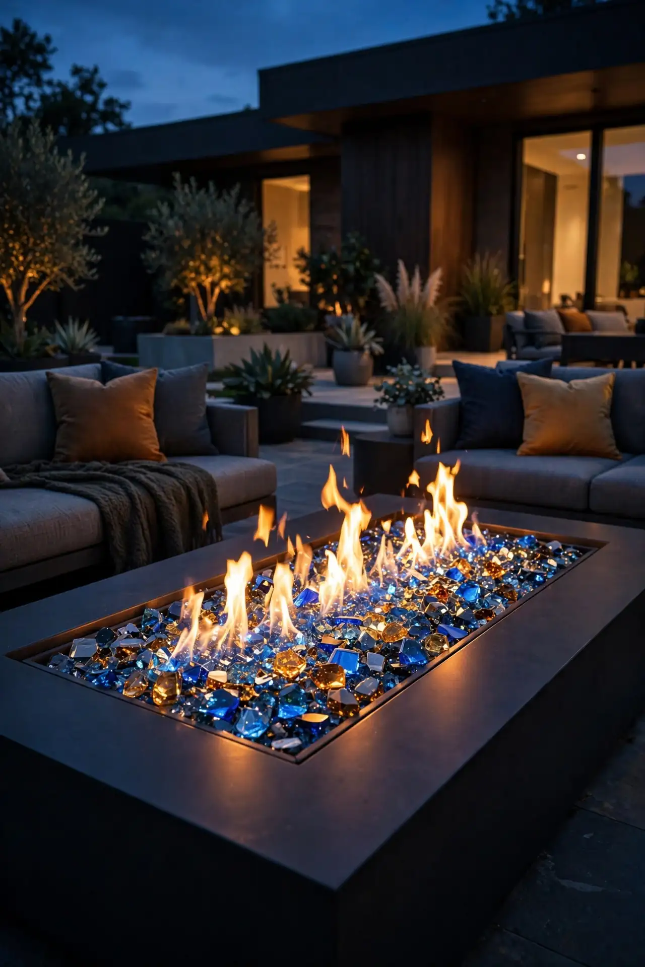 Fire Glass Sparkle Pit