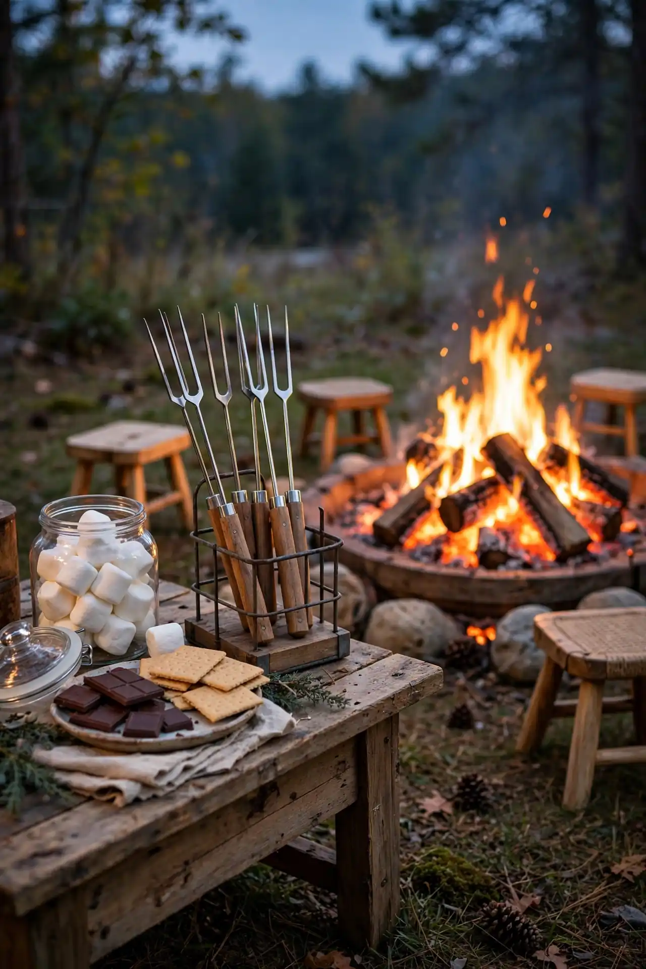 Marshmallow Roasting Station