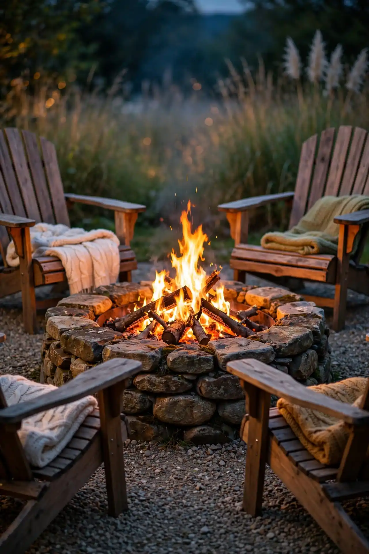 Stone Ring Fire Pit