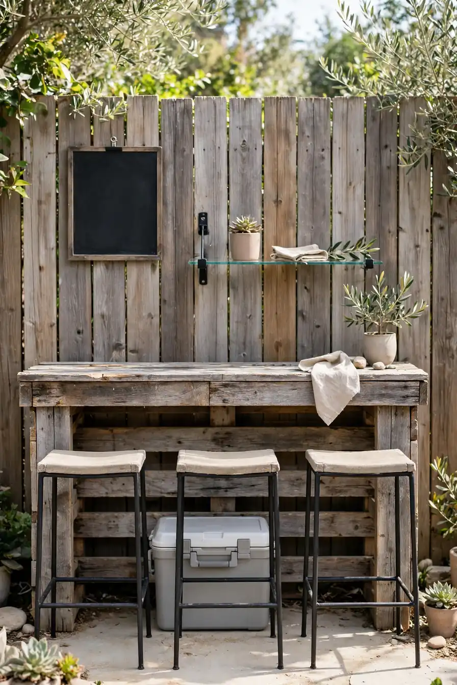 Backyard Bar Setup
