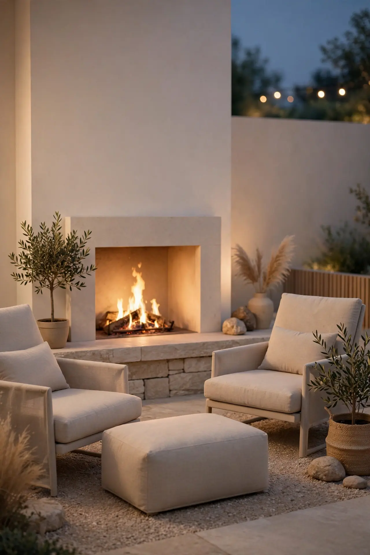 Cozy Fireplace Nook