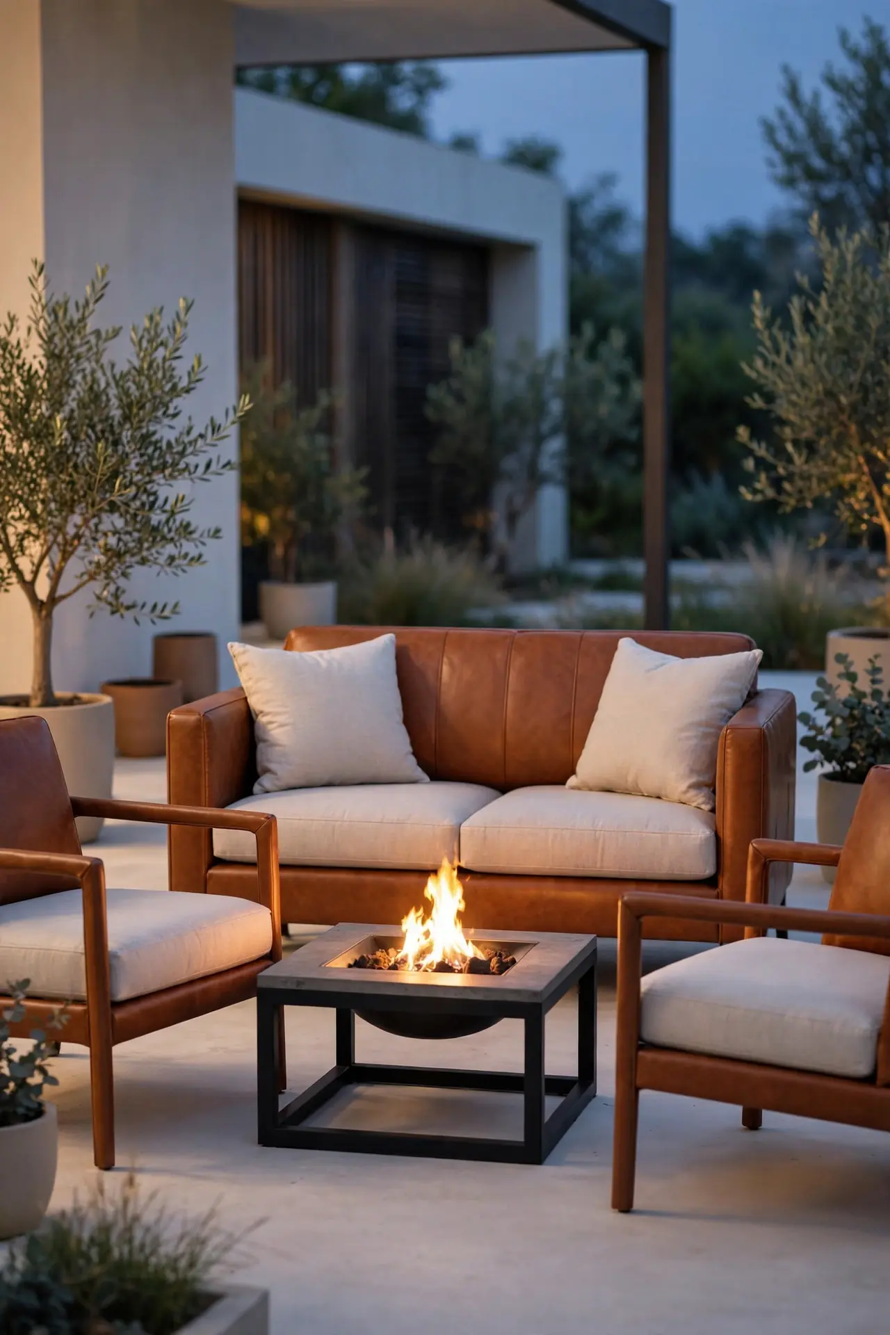 Leather Seating Group