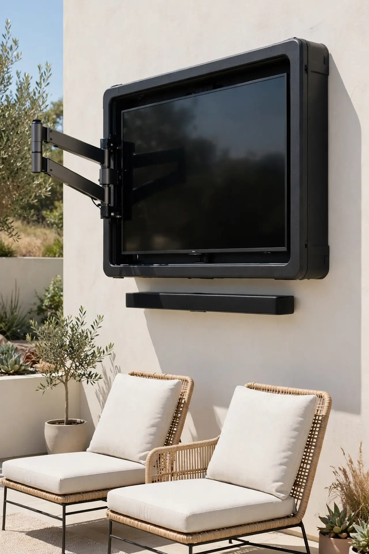 Weatherproof TV Wall
