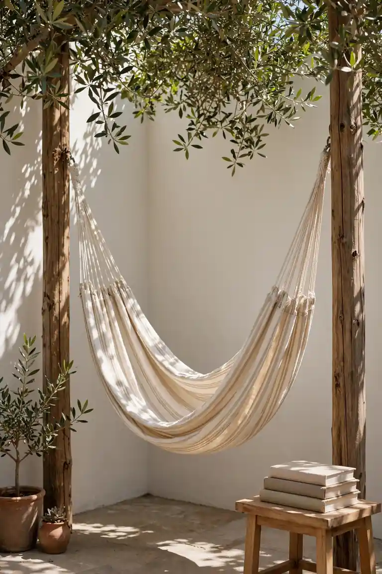 7. Hammock Reading Corner