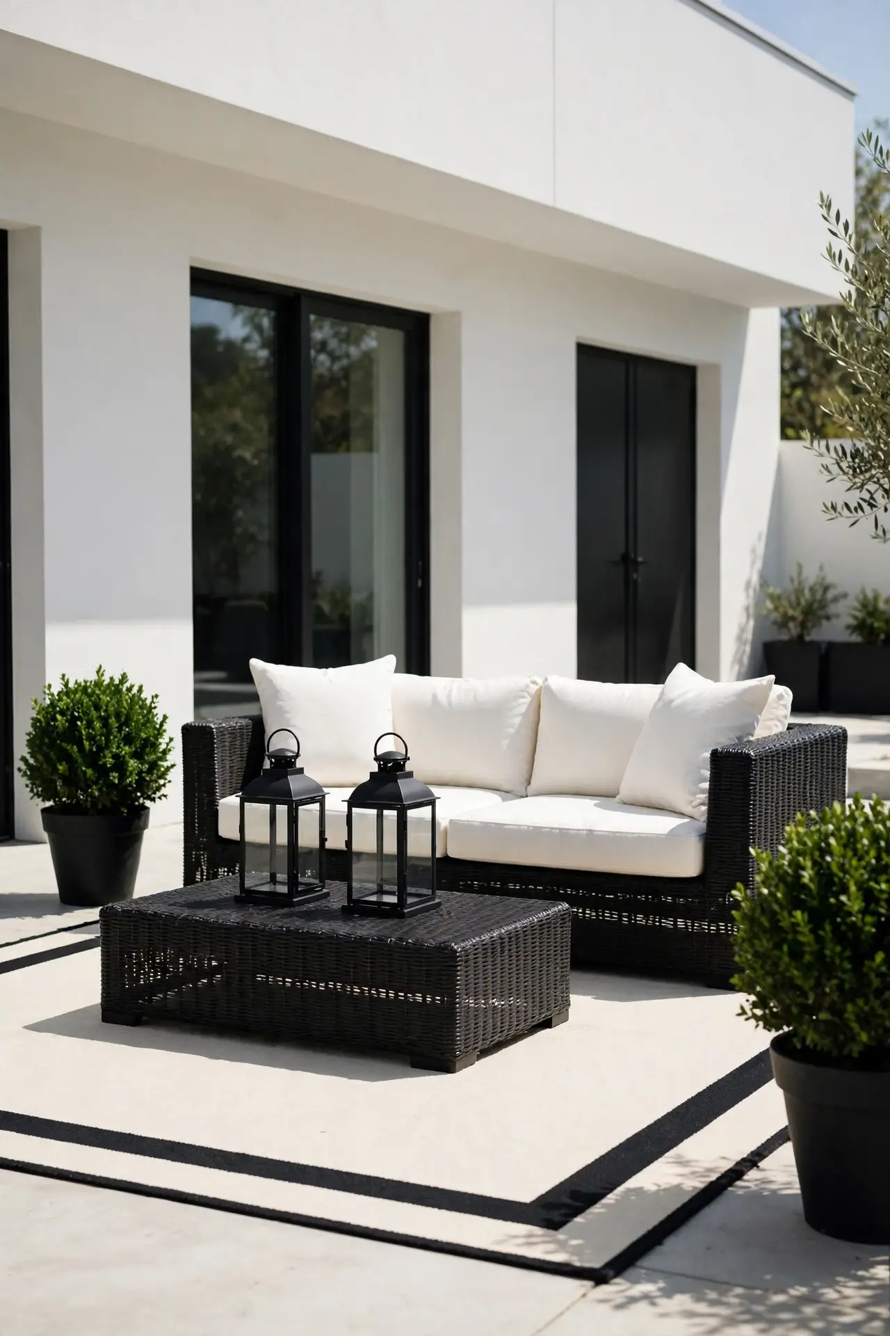 Statement Black Border