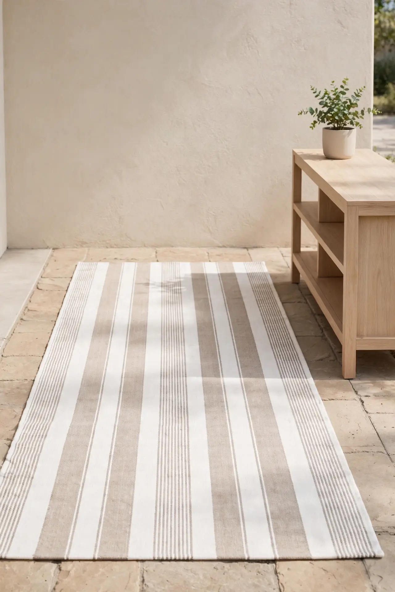 Striped Cotton Runner