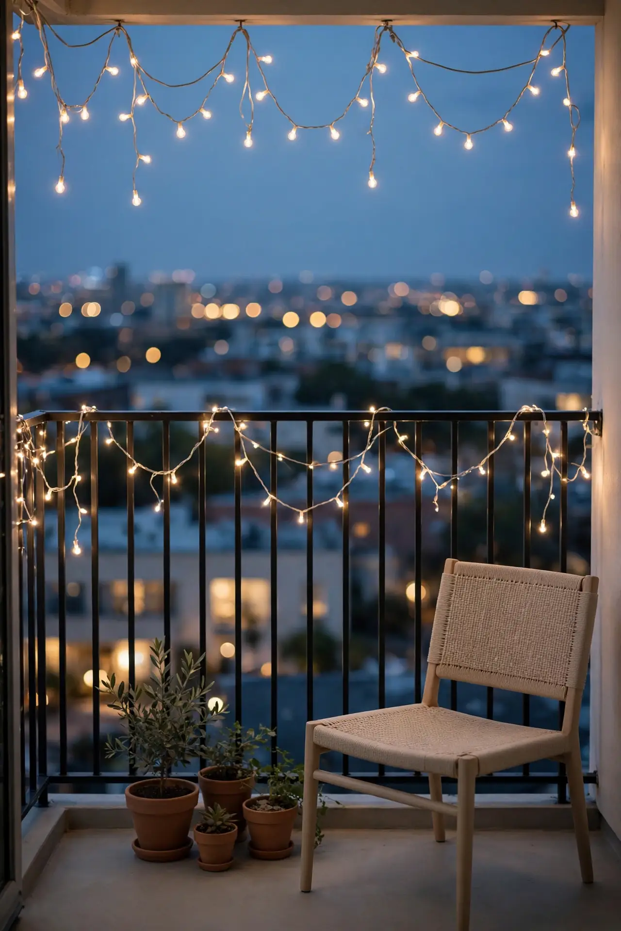 Balcony Rail Drape