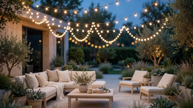 outdoor string light ideas