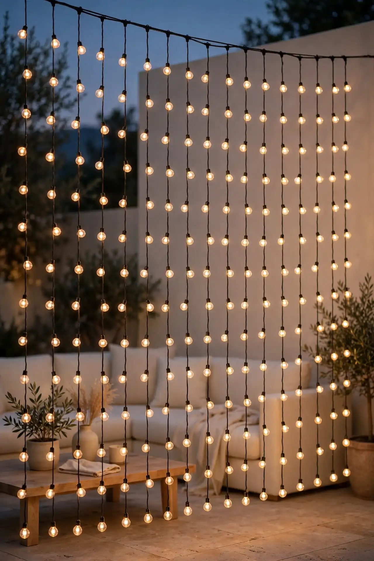 String Light Curtain