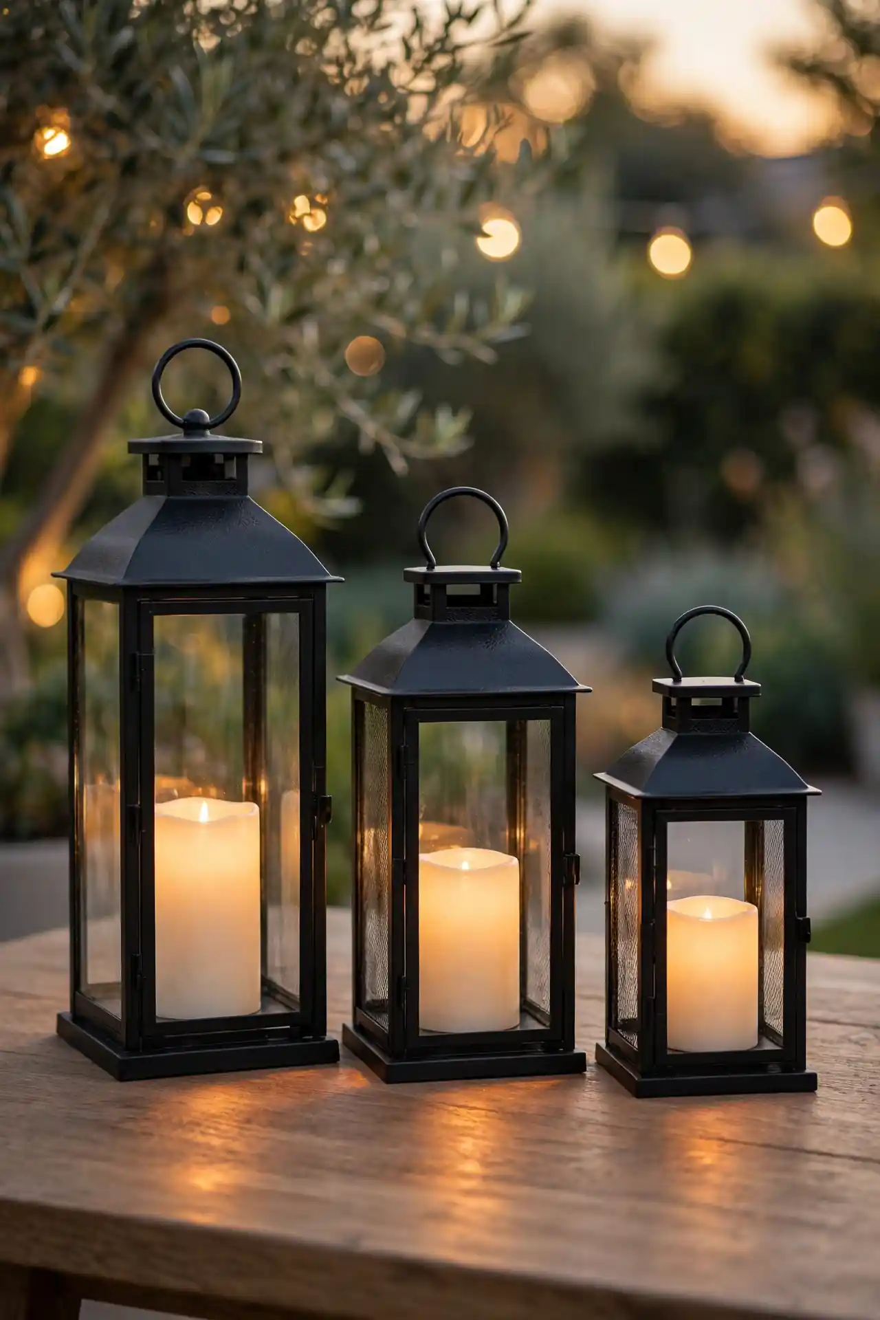 Candle Lantern Cluster