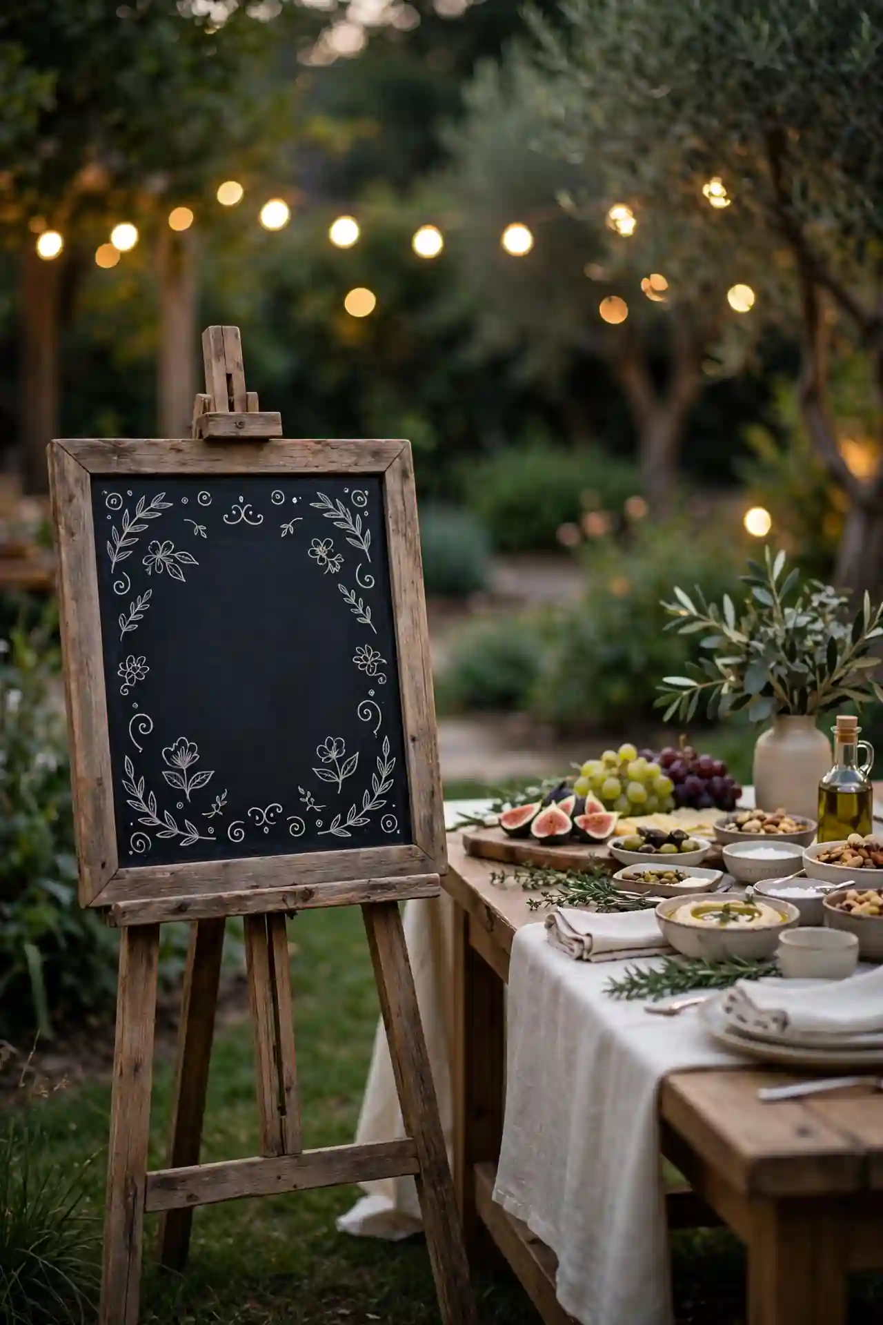 Chalkboard Menu Board