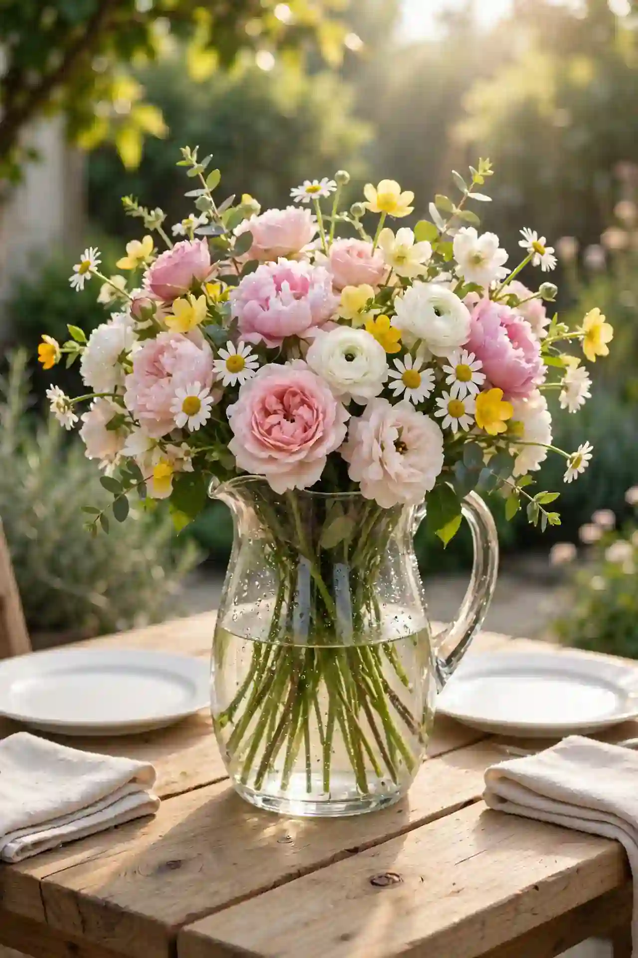 Fresh Flower Pitcher
