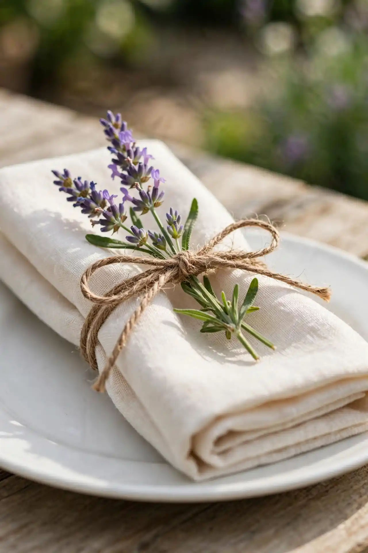 Lavender Sprig Napkins