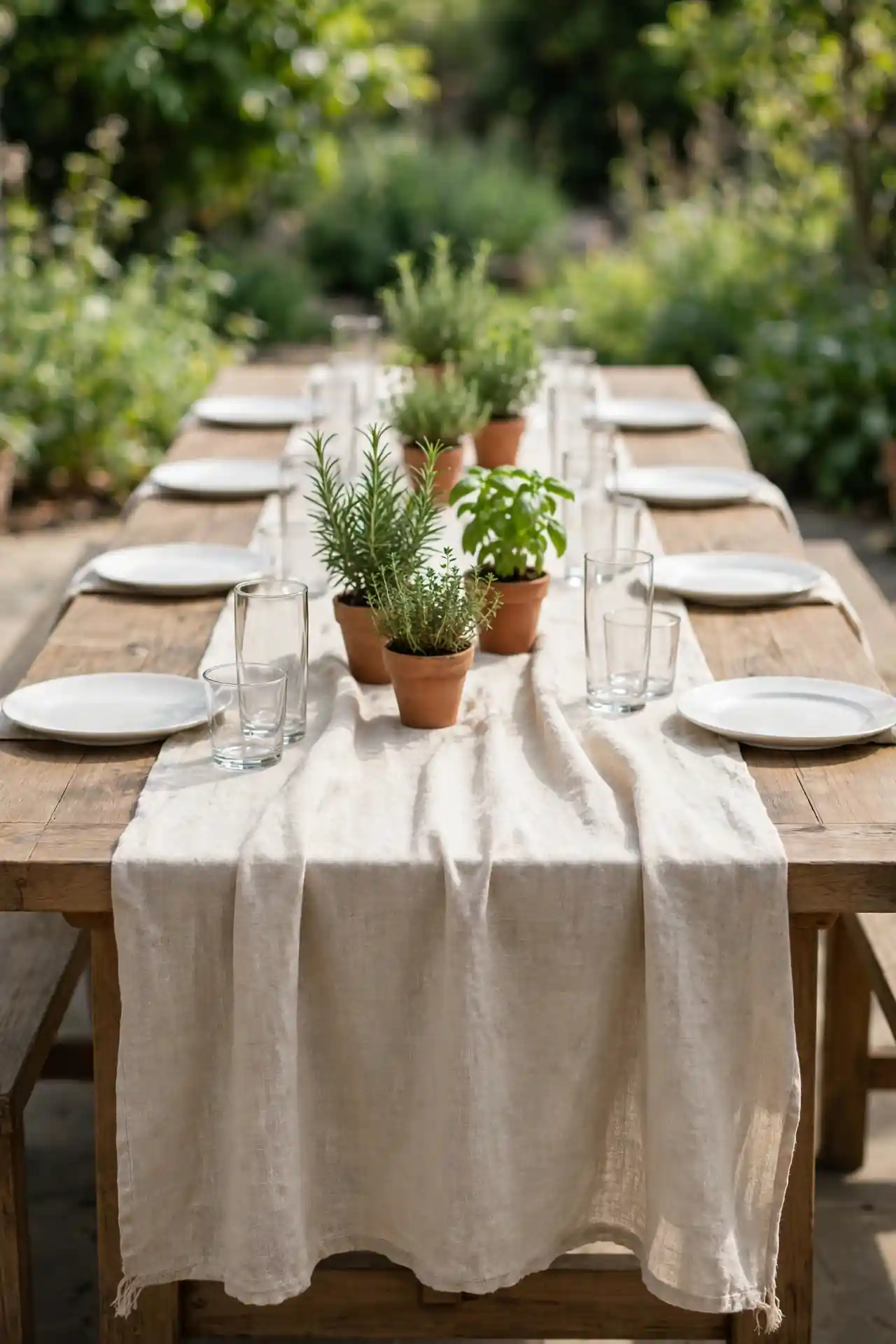 Linen Table Runner