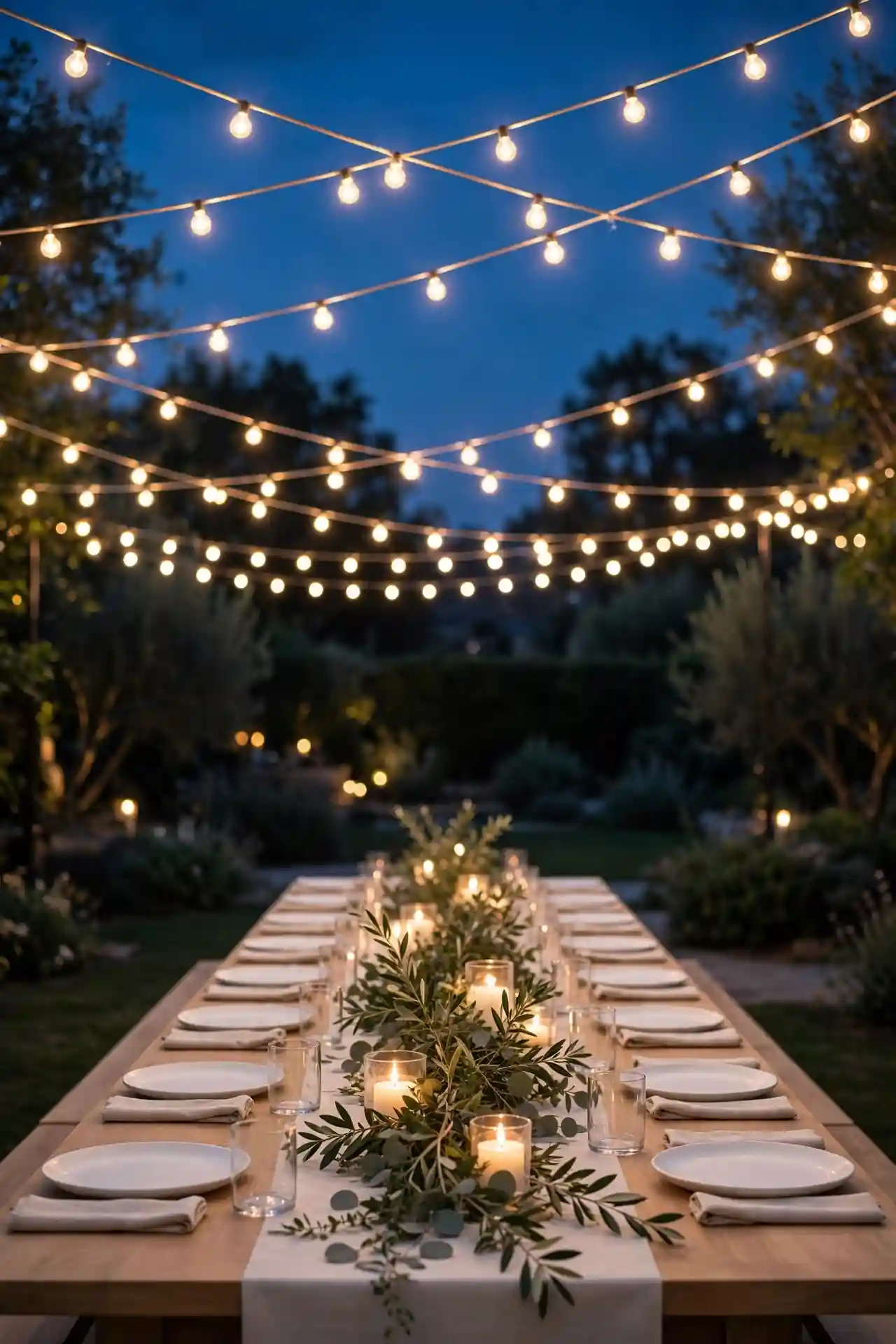 String Light Canopy