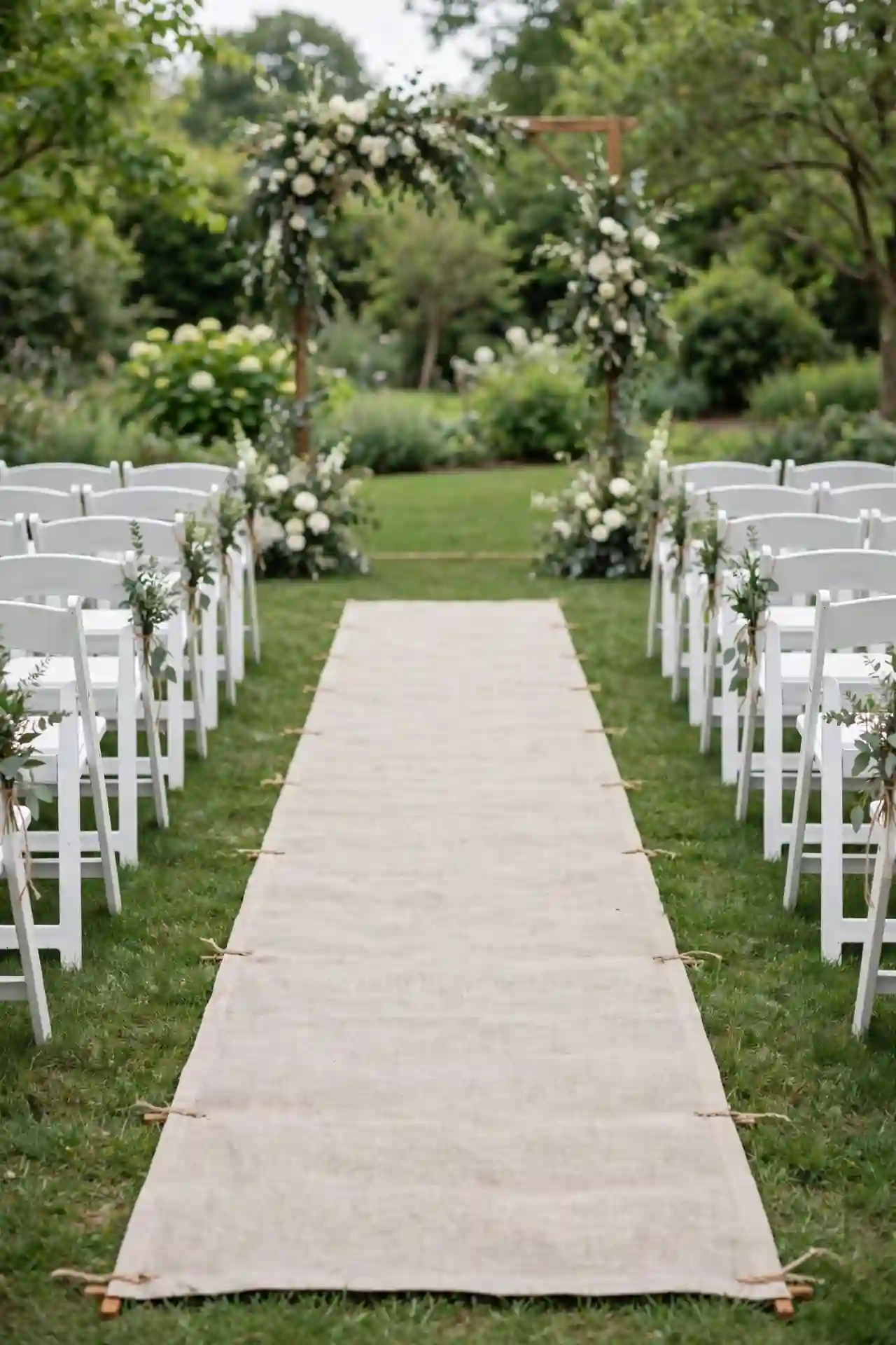 Potted Greenery Rows