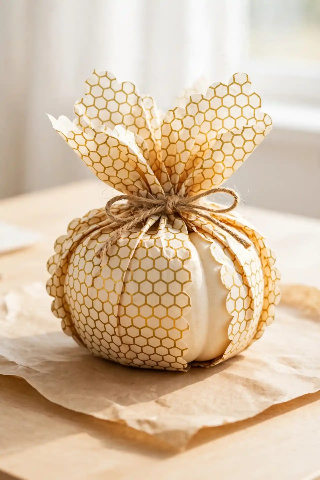 Honeycomb Tissue Pumpkins