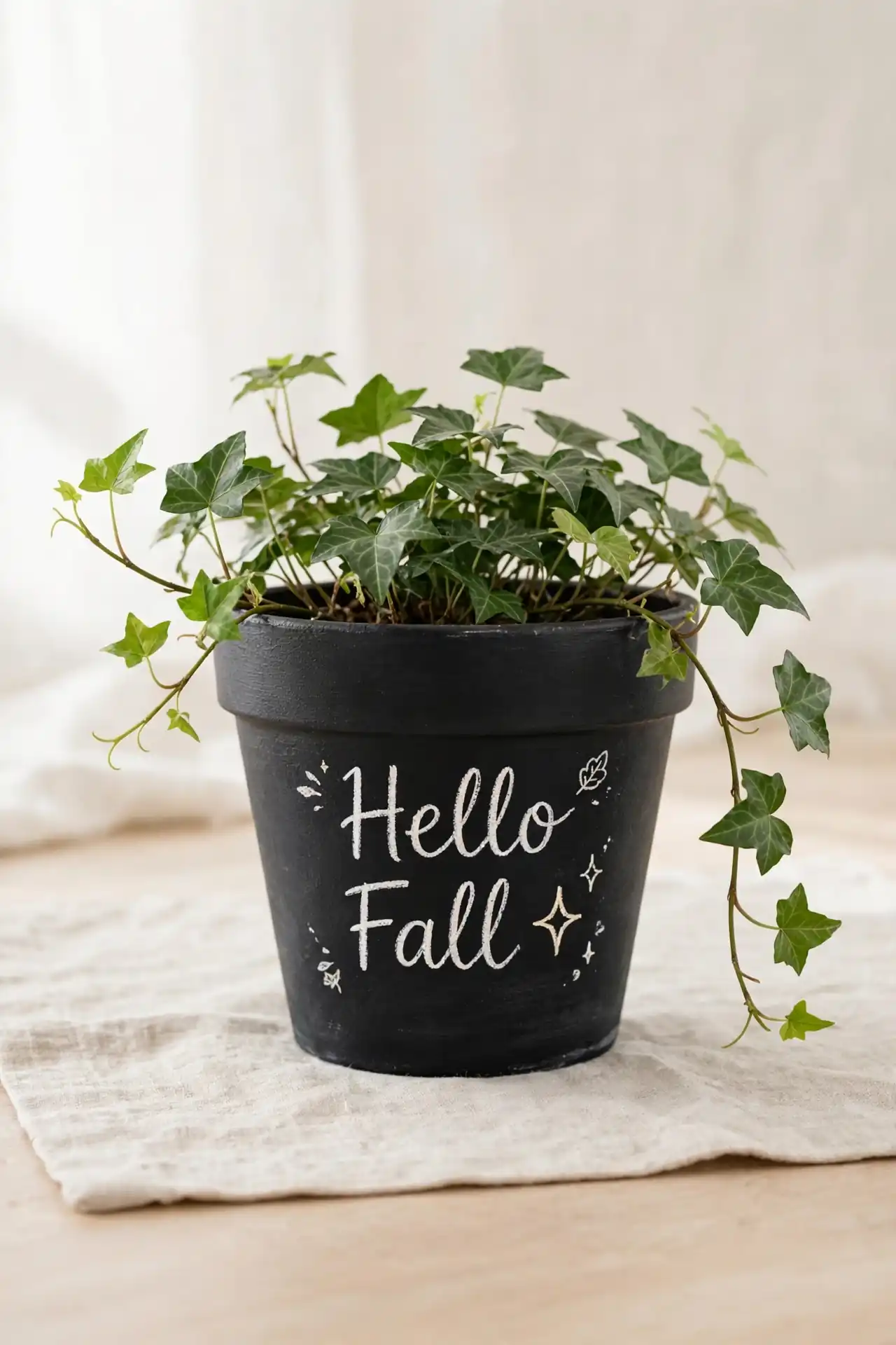Chalkboard Message Pots