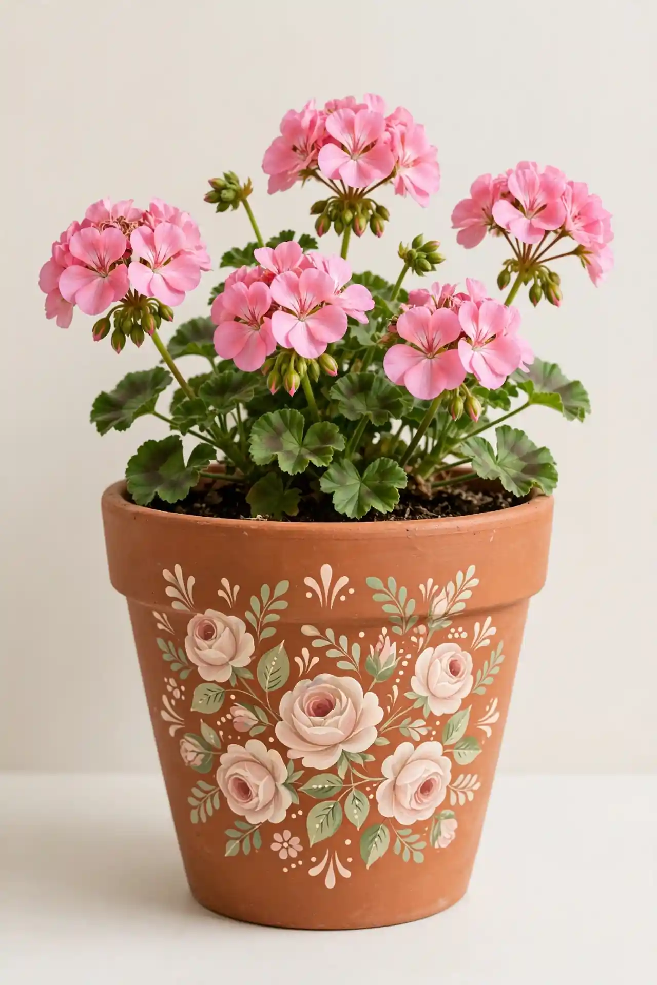 Terracotta Rose Blooms