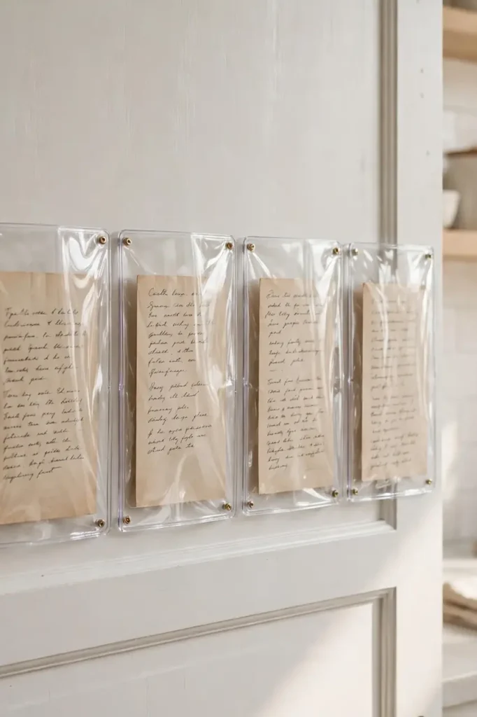 Recipe Card Sleeves
