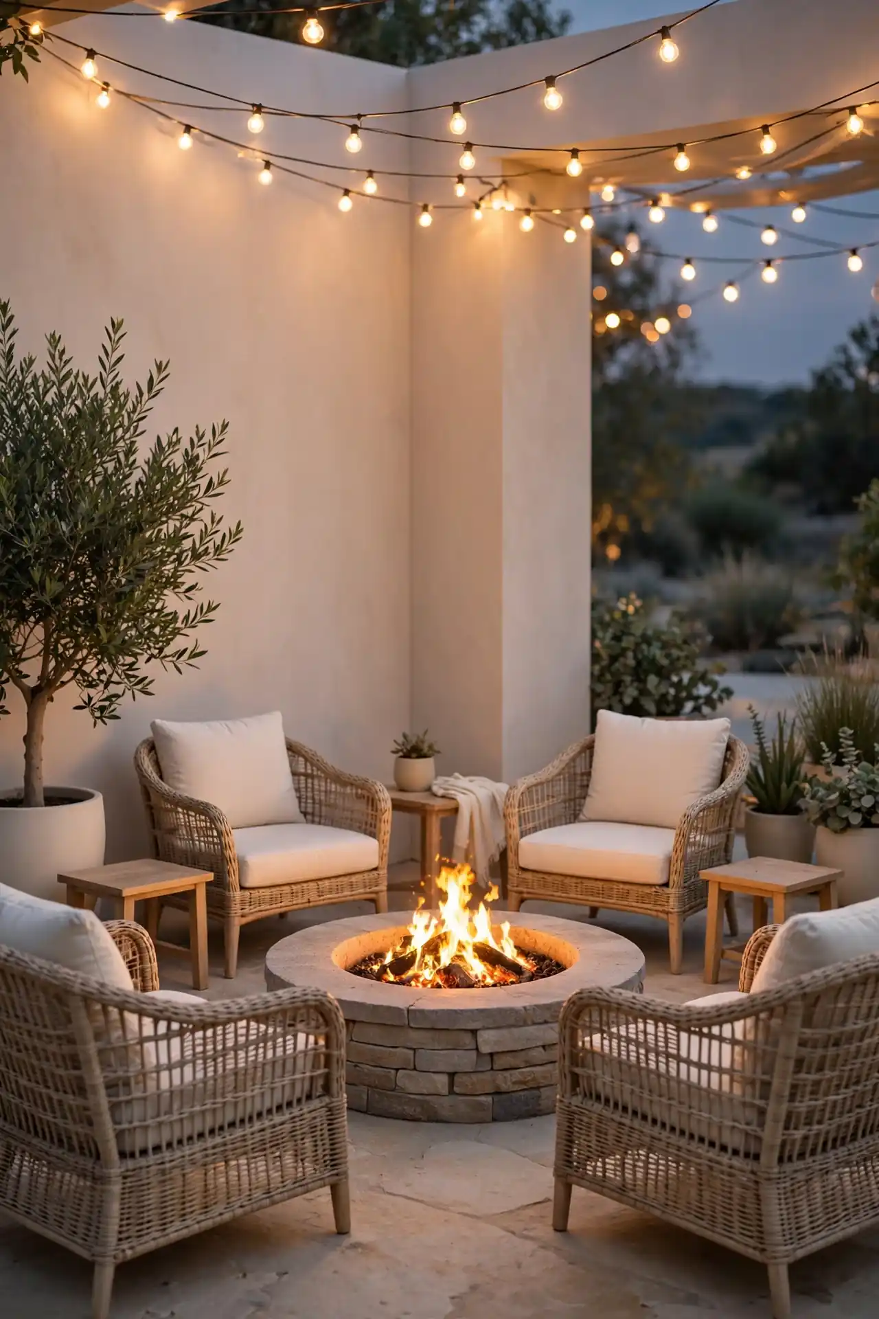 Cozy Fire Pit Corner