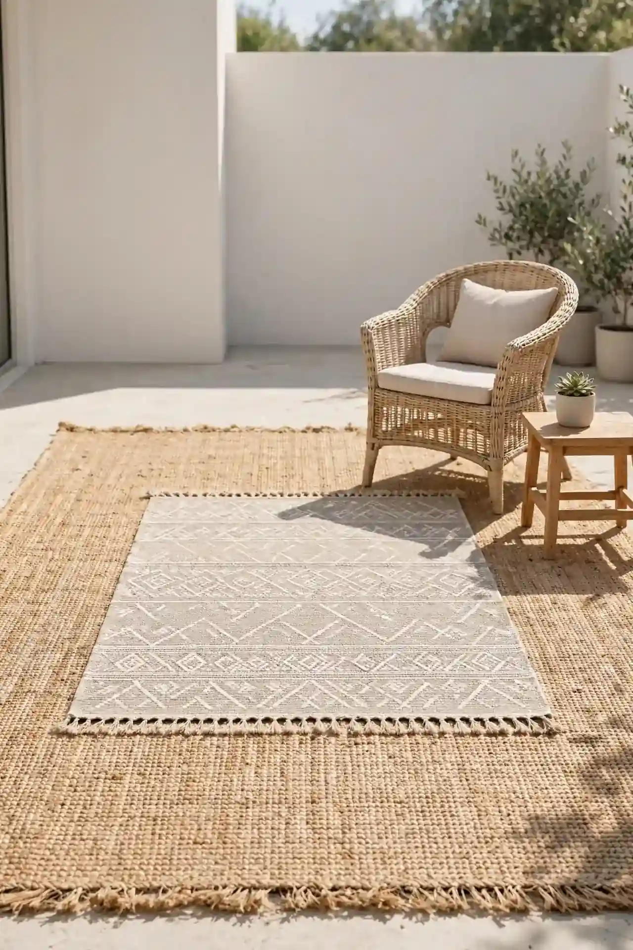 Layered Outdoor Rugs