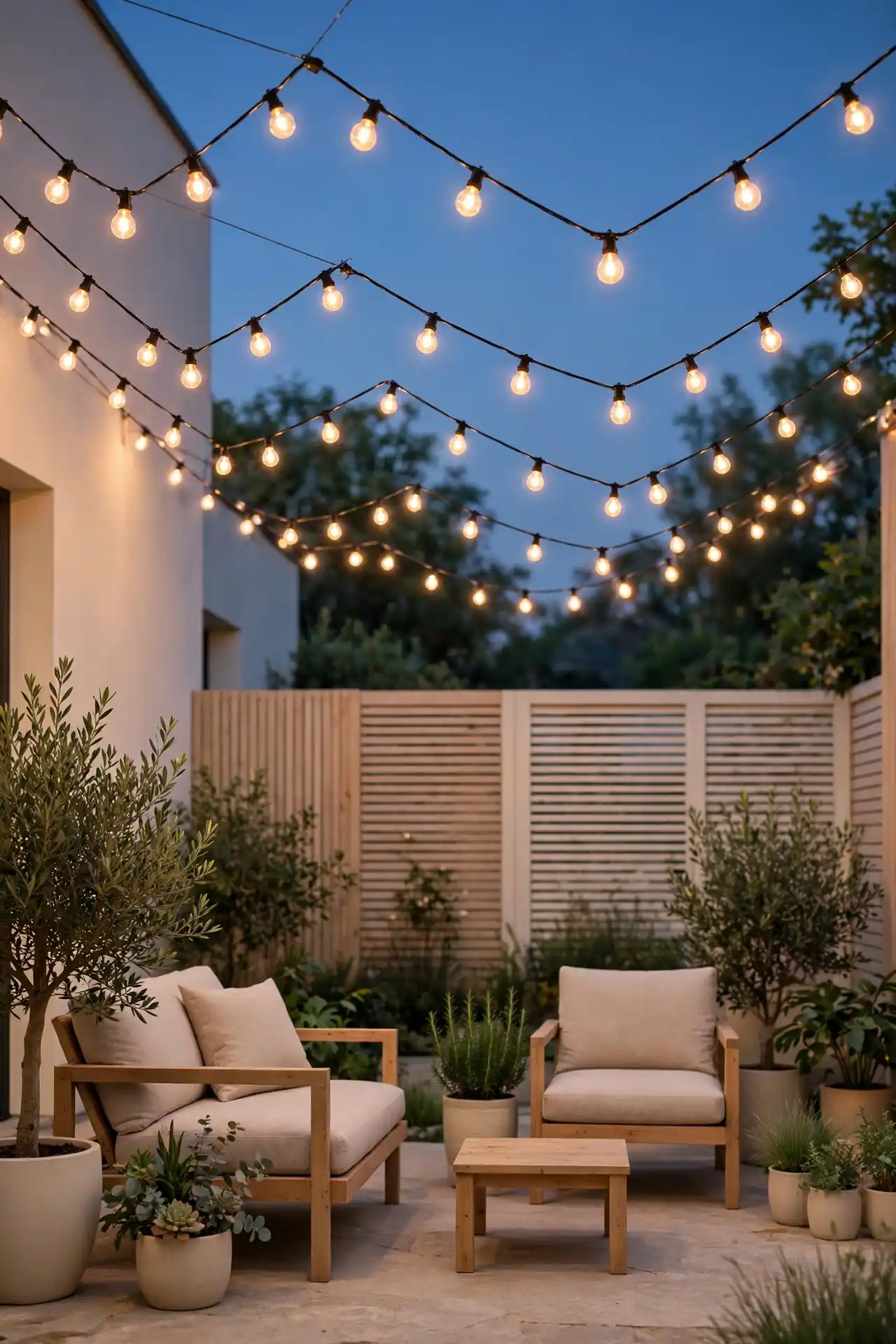 String Light Canopy