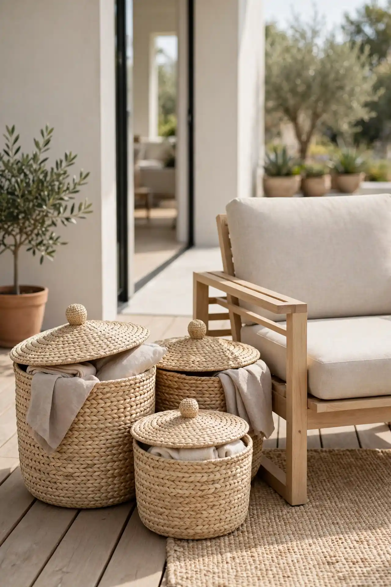 Woven Basket Storage