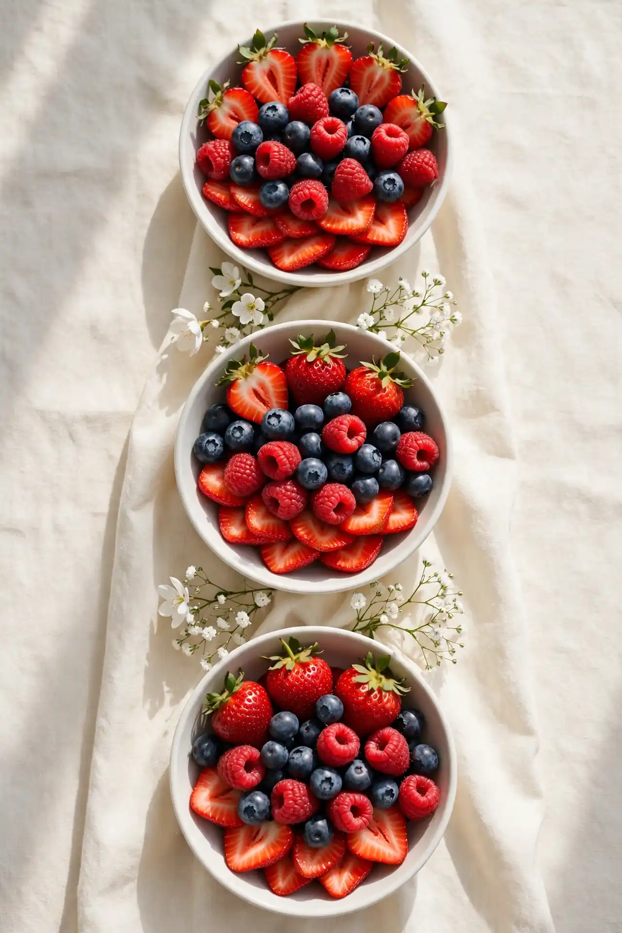Berry Filled Bowls