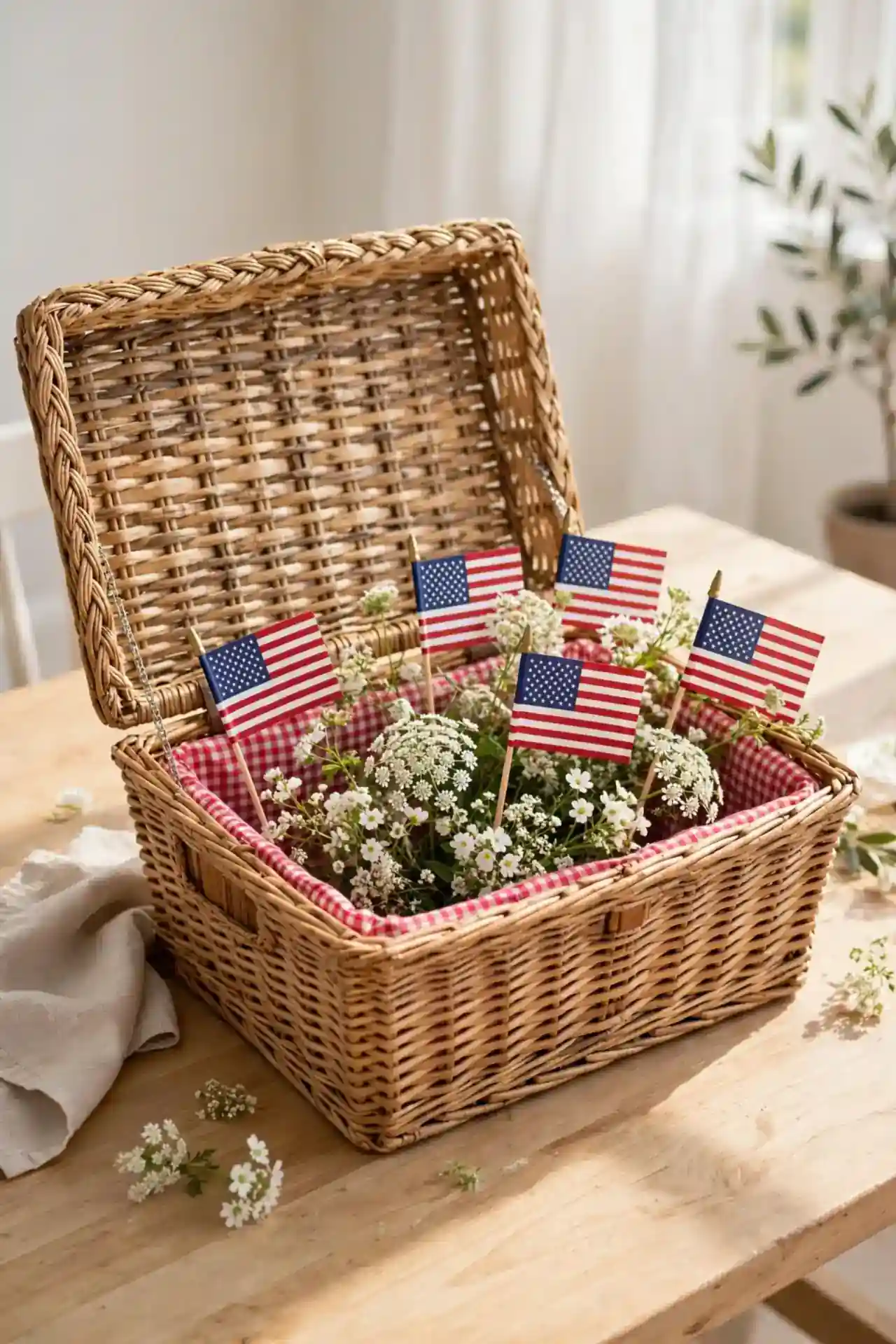 Picnic Basket Centerpiece