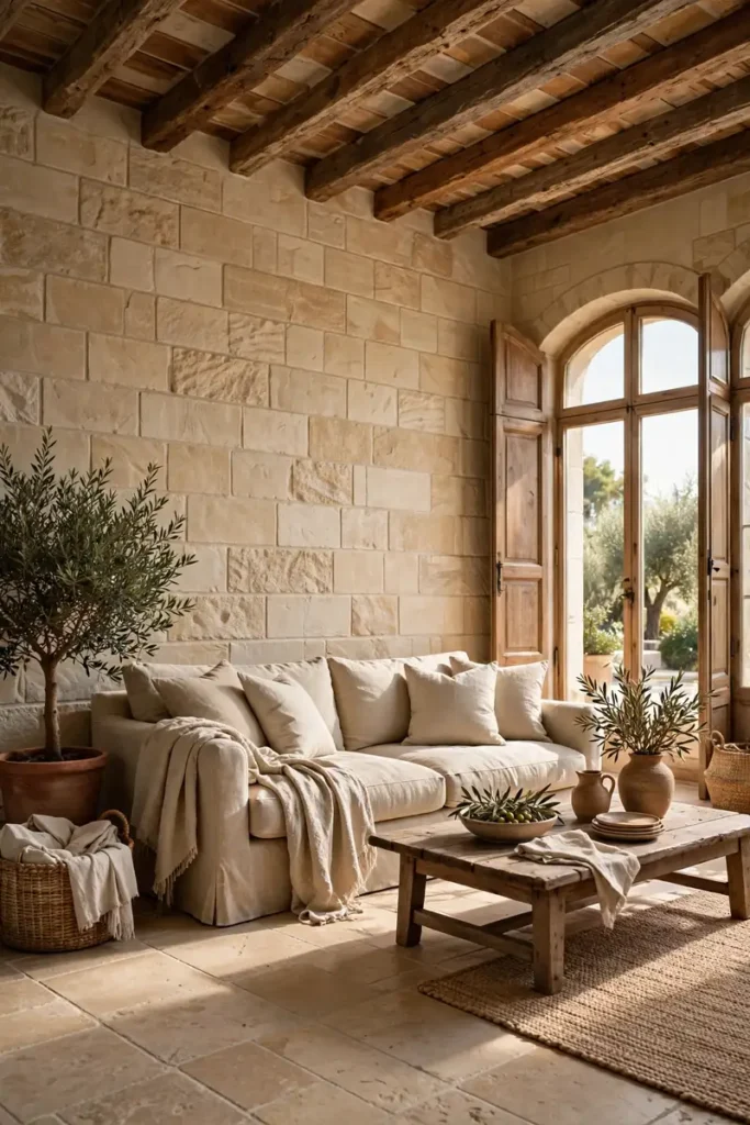 Faux Limestone Blocks