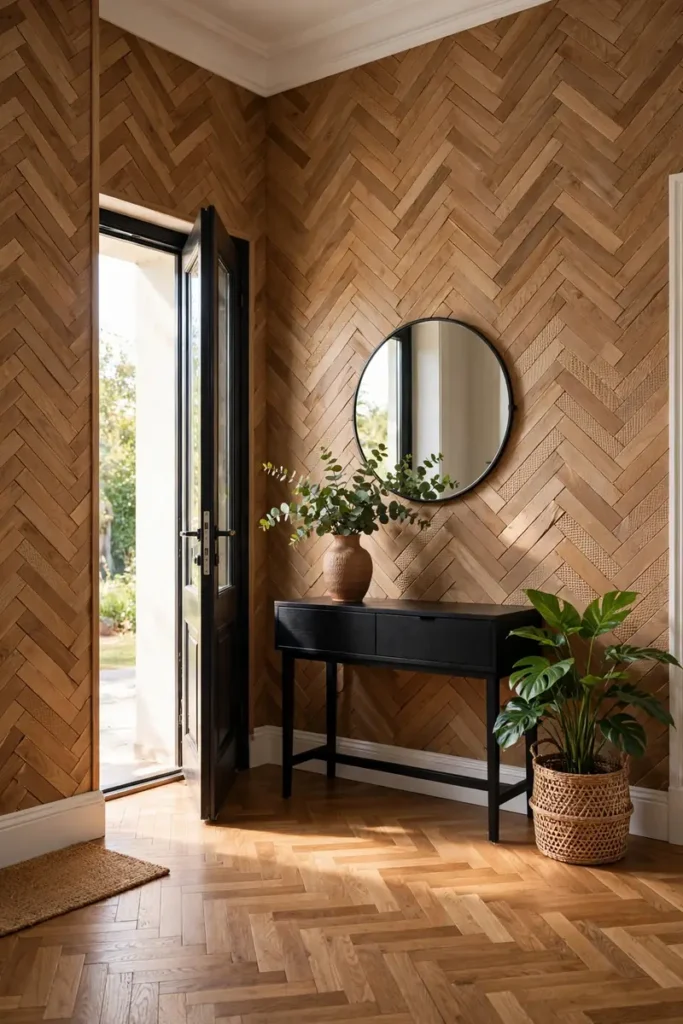 Herringbone Wood Look