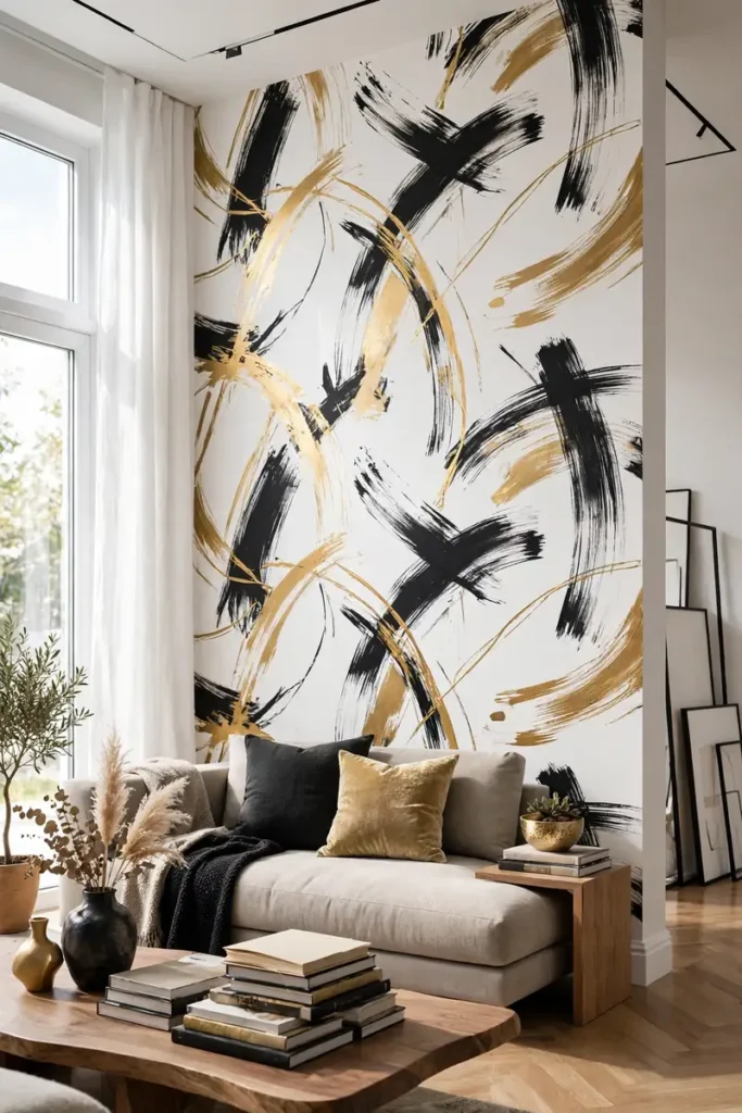 Abstract Brush Strokes