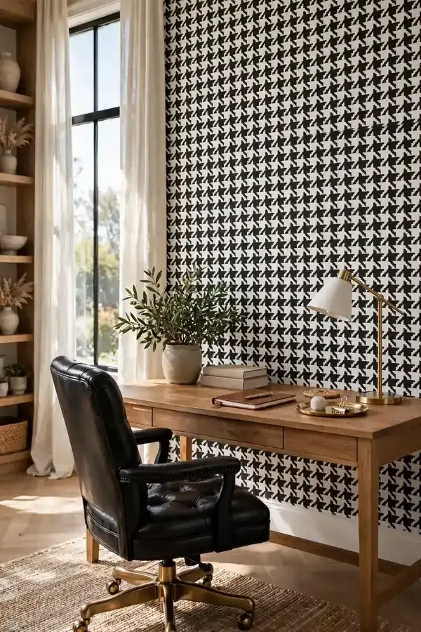 Houndstooth Tailored Look