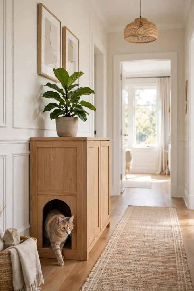 Hidden Litter Cabinets